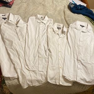 💙💙lot of 5💙💙 Mens Express size medium long sleeve dress shirts